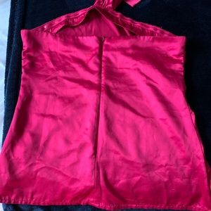 Silk halter top